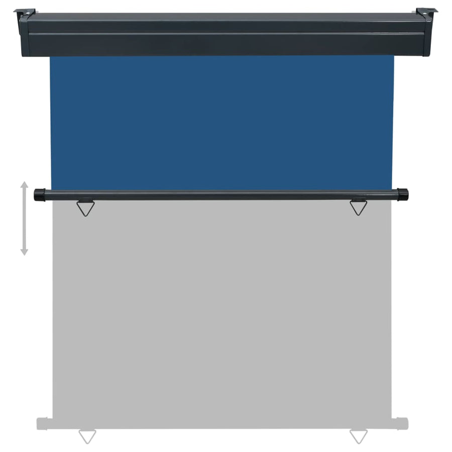 Balkonscherm 170 x 250 cm Blauw
