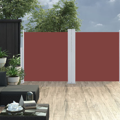 Windscherm Uittrekbaar Bruin 100 x 600 cm