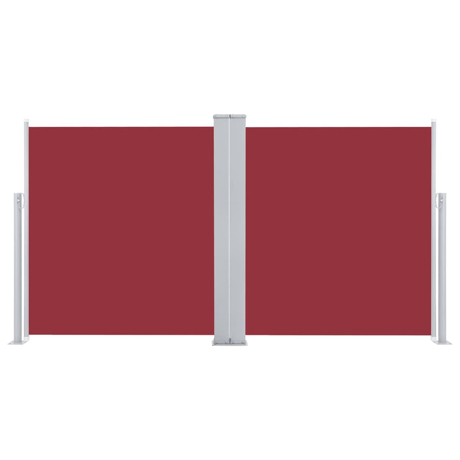 Windscherm Uittrekbaar Rood 100 x 600 cm