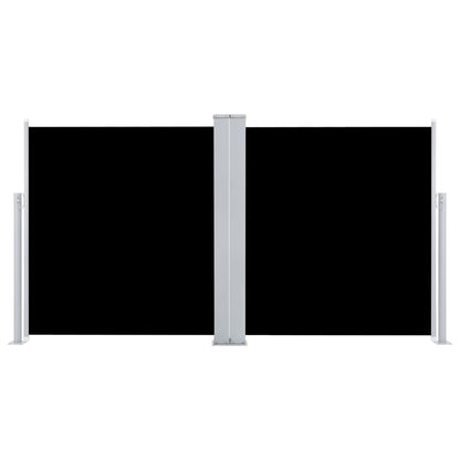 Windscherm Uittrekbaar 120 x 600 cm Zwart