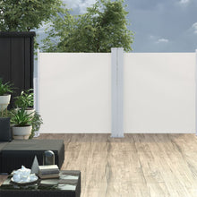 Windscherm Uittrekbaar 120 x 600 cm Crème