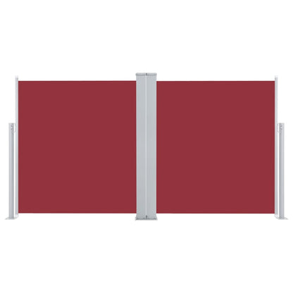 Windscherm Uittrekbaar 120 x 600 cm Rood