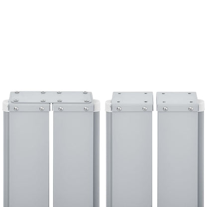 Windscherm Uittrekbaar 140 x 600 cm Zwart