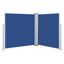 Windscherm Uittrekbaar 140 x 600 cm Blauw