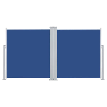 Windscherm Uittrekbaar 140 x 600 cm Blauw