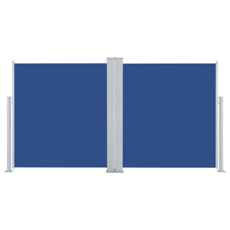 Windscherm Uittrekbaar 140 x 600 cm Blauw