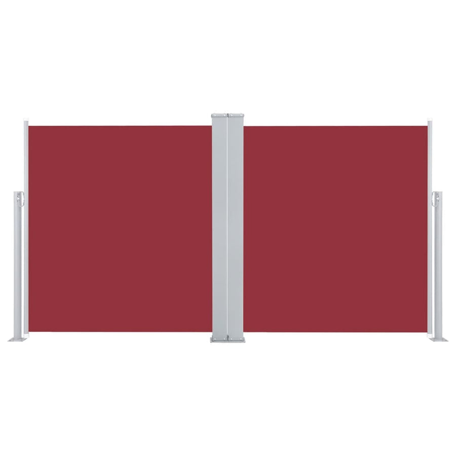 Windscherm Uittrekbaar 140 x 600 cm Rood