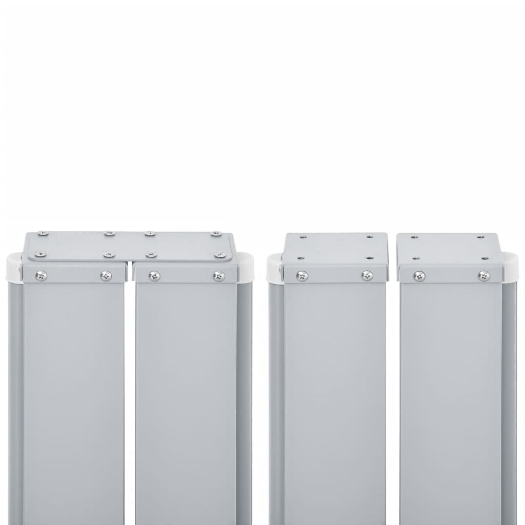 Windscherm Uittrekbaar Zwart 100 x 1000 cm