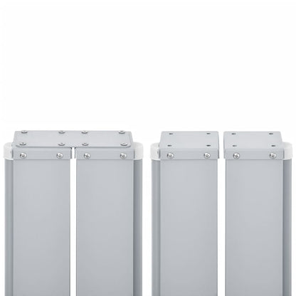 Windscherm Uittrekbaar Zwart 100 x 1000 cm