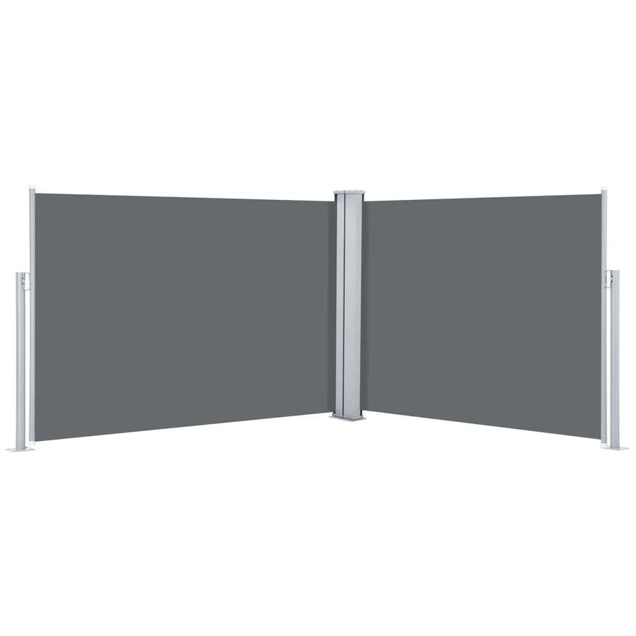 Windscherm uittrekbaar 100x1000 cm antraciet 100 x 1000 cm