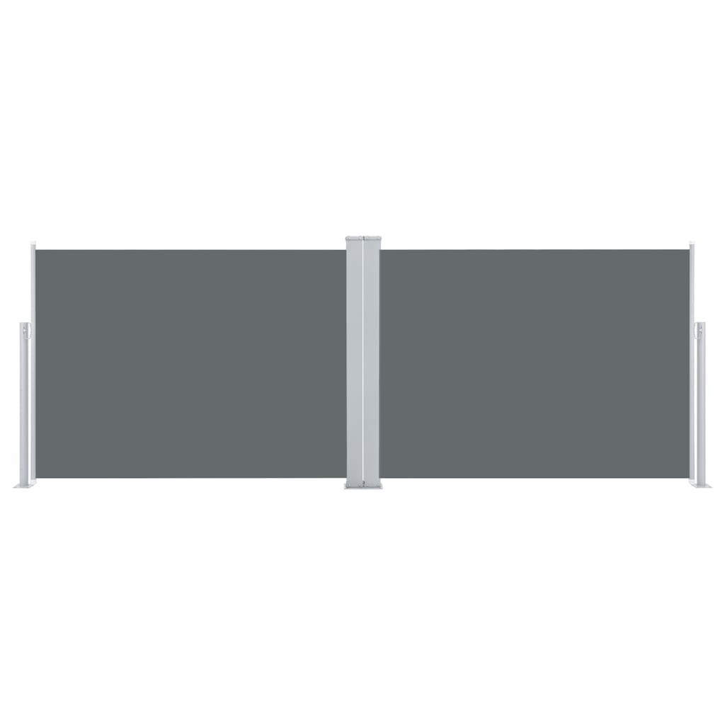 Windscherm uittrekbaar 100x1000 cm antraciet 100 x 1000 cm