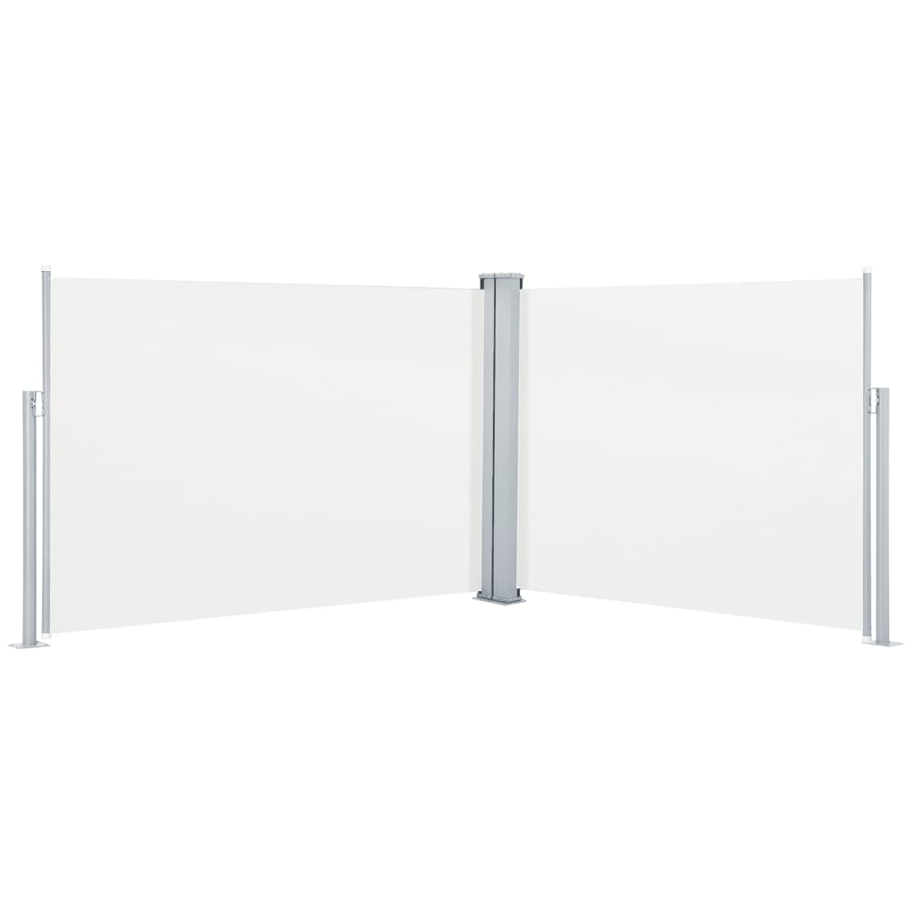 Windscherm Uittrekbaar 120 x 1000 cm Crème