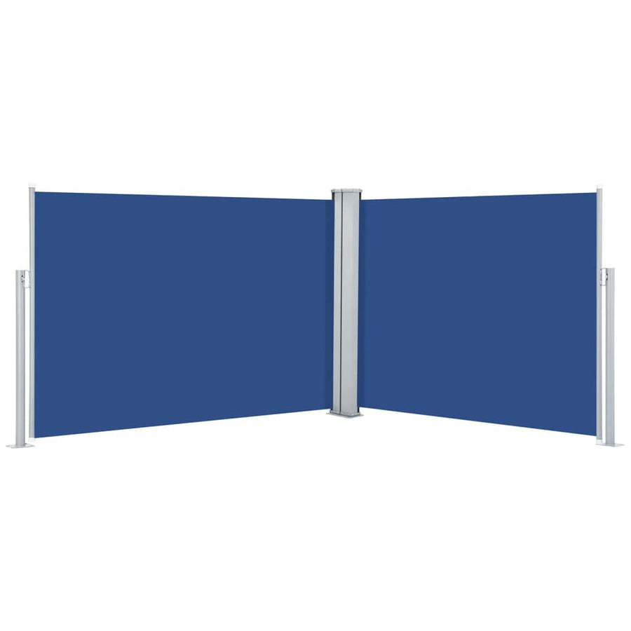 Windscherm Uittrekbaar 120 x 1000 cm Blauw