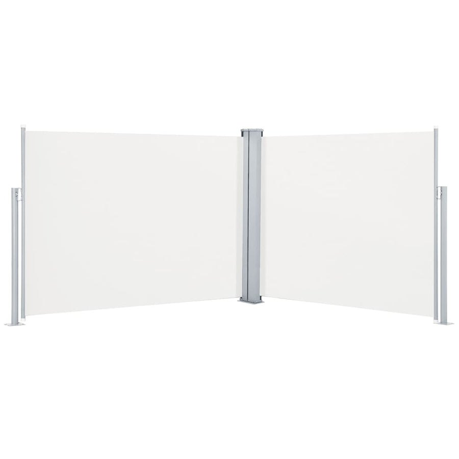 Windscherm uittrekbaar 170x1000 cm crème