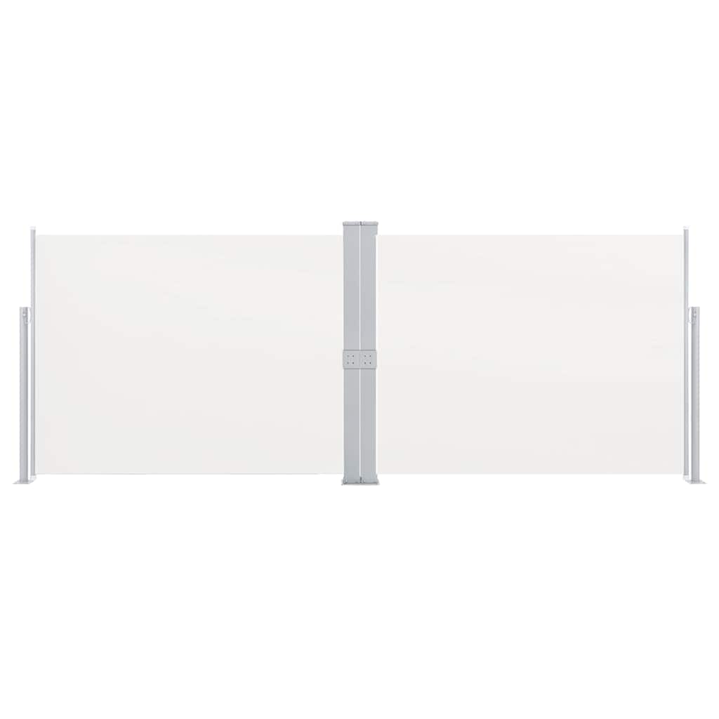 Windscherm uittrekbaar 170x1000 cm crème