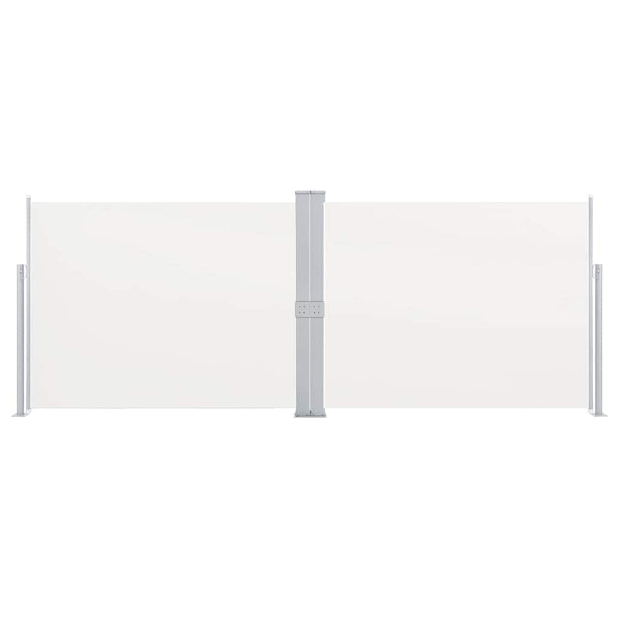 Windscherm uittrekbaar 170x1000 cm crème