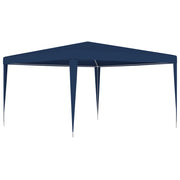 Partytent 4x4 m blauw PE stalen frame