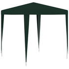 Partytent 2x2 m groen PE staal
