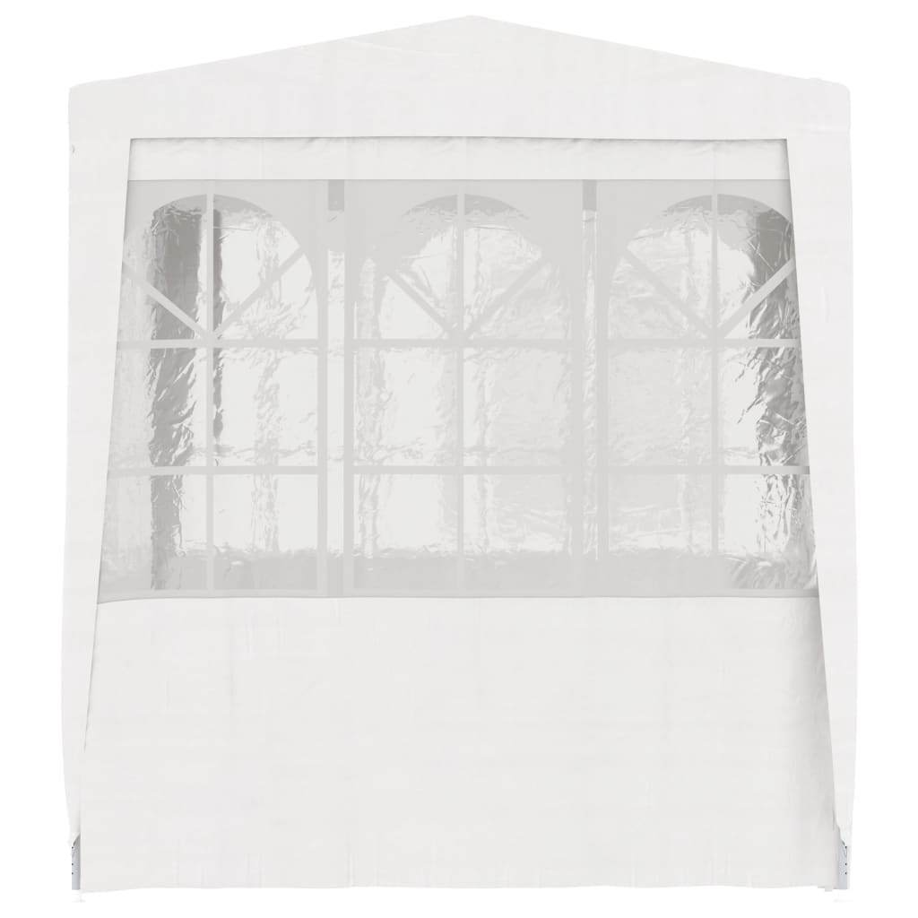 Partytent Met Zijwanden Professioneel 90 G/M² 2 x 2 m Wit