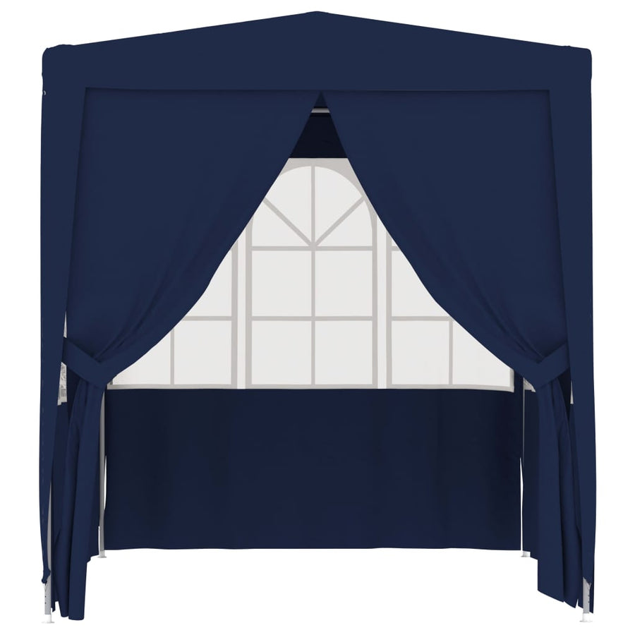 Partytent Met Zijwanden Professioneel 90 G/M² 2 x 2 m Blauw