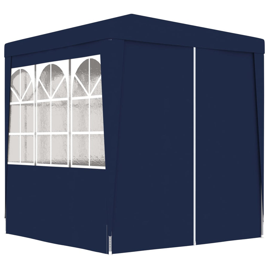 Partytent Met Zijwanden Professioneel 90 G/M² 2 x 2 m Blauw