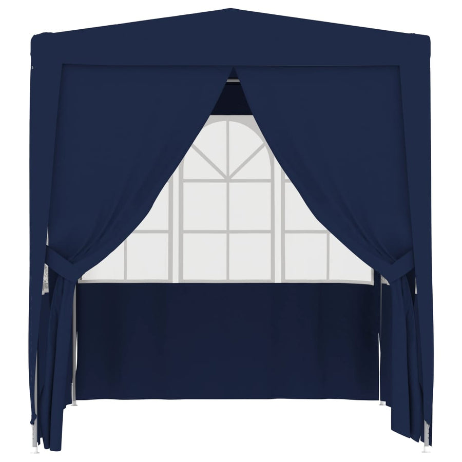 Partytent Met Zijwanden Professioneel 90 G/M² 2,5X2,5 M 2.5 x 2.5 m Blauw