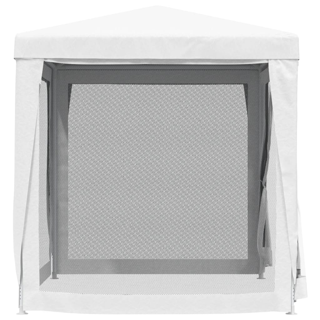 Partytent Met 4 Mesh Zijwanden 2 x 2 m Wit