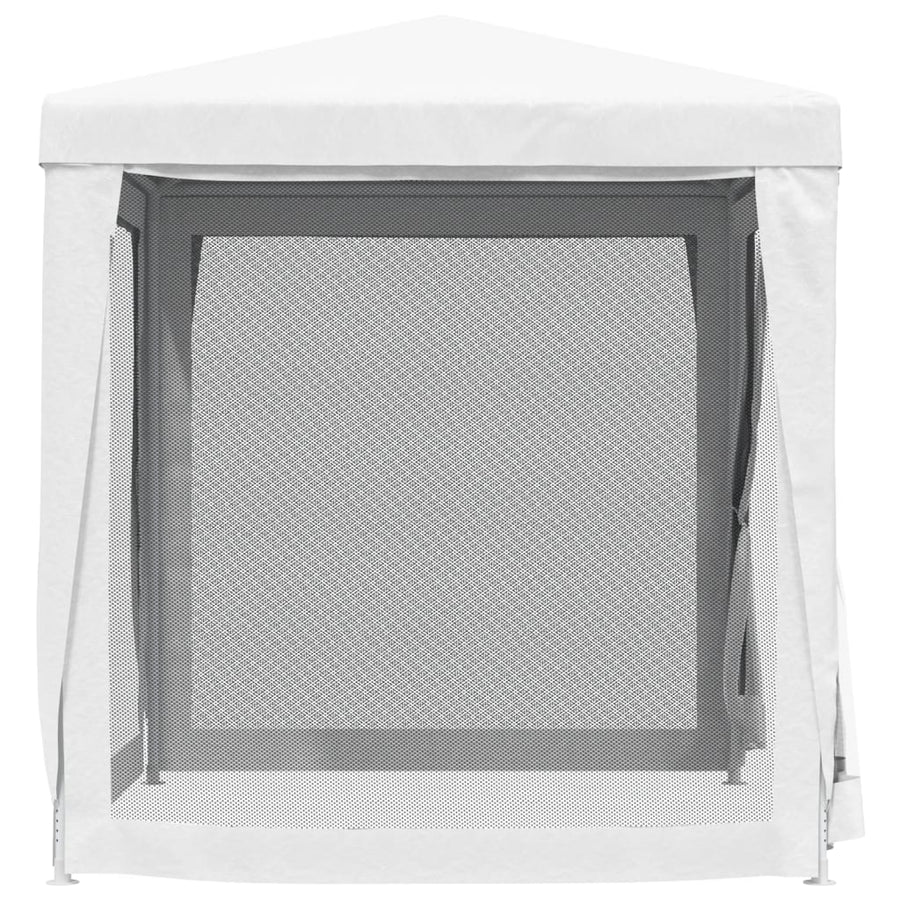 Partytent Met 4 Mesh Zijwanden 2 x 2 m Wit