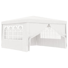 Partytent Met Zijwanden Professioneel 90 G/M² 4 x 4 m Wit