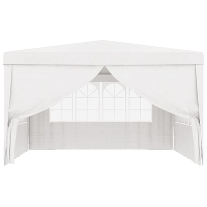 Partytent Met Zijwanden Professioneel 90 G/M² 4 x 4 m Wit