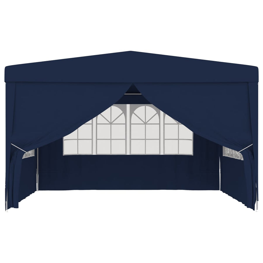 Partytent Met Zijwanden Professioneel 90 G/M² 4 x 4 m Blauw