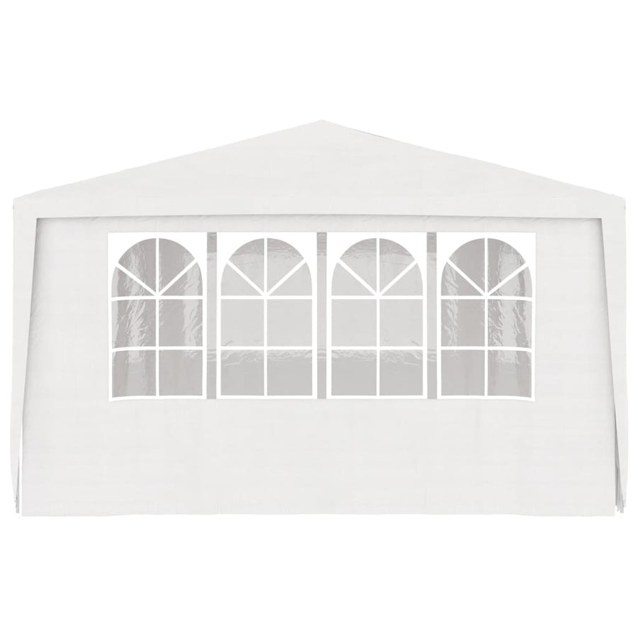 Partytent Met Zijwanden Professioneel 90 G/M² 4 x 6 m Wit