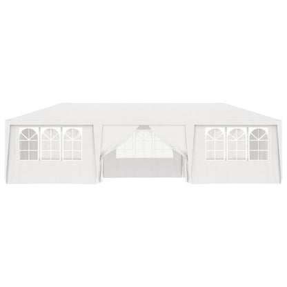 Partytent Met Zijwanden Professioneel 90 G/M² 4 x 9 m Wit