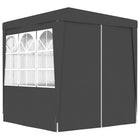 Partytent 2x2 m antraciet