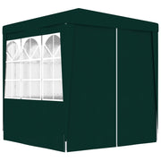 Partytent 2x2 m groen met zijwanden