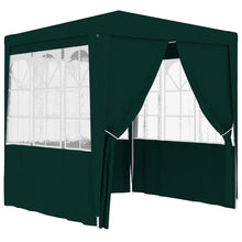 Partytent Met Zijwanden Professioneel 90 G/M² 2 x 2 m Groen