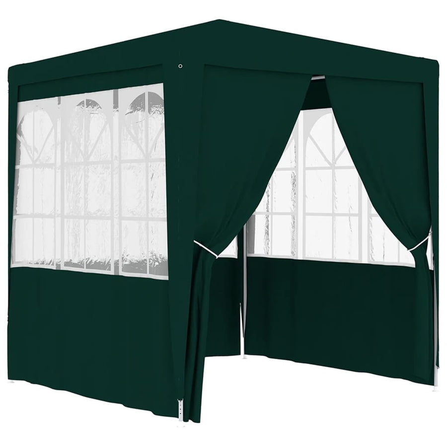 Partytent Met Zijwanden Professioneel 90 G/M² 2 x 2 m Groen
