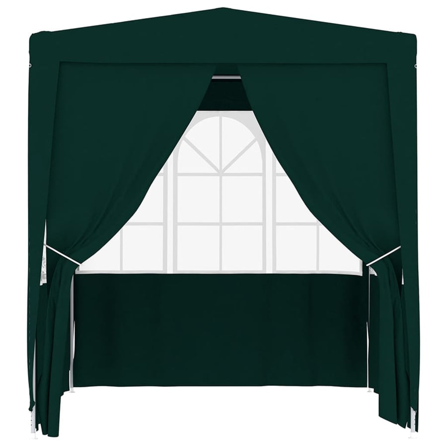 Partytent Met Zijwanden Professioneel 90 G/M² 2 x 2 m Groen