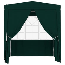 Partytent Met Zijwanden Professioneel 90 G/M² 2,5X2,5 M 2.5 x 2.5 m Groen