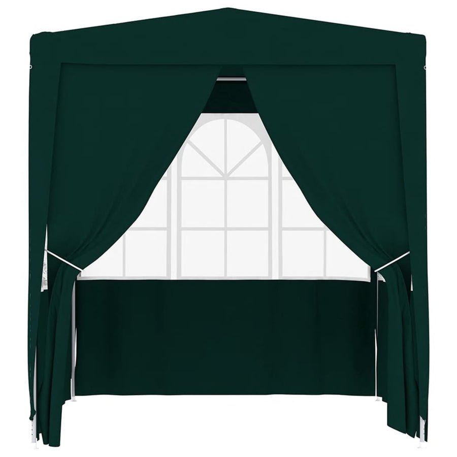 Partytent Met Zijwanden Professioneel 90 G/M² 2,5X2,5 M 2.5 x 2.5 m Groen