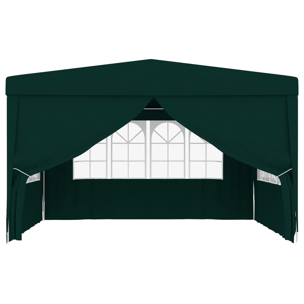 Partytent Met Zijwanden Professioneel 90 G/M² 4 x 4 m Groen