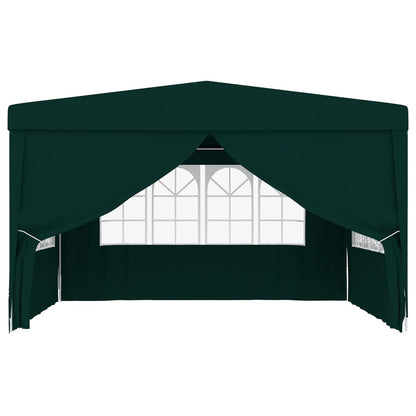 Partytent Met Zijwanden Professioneel 90 G/M² 4 x 4 m Groen