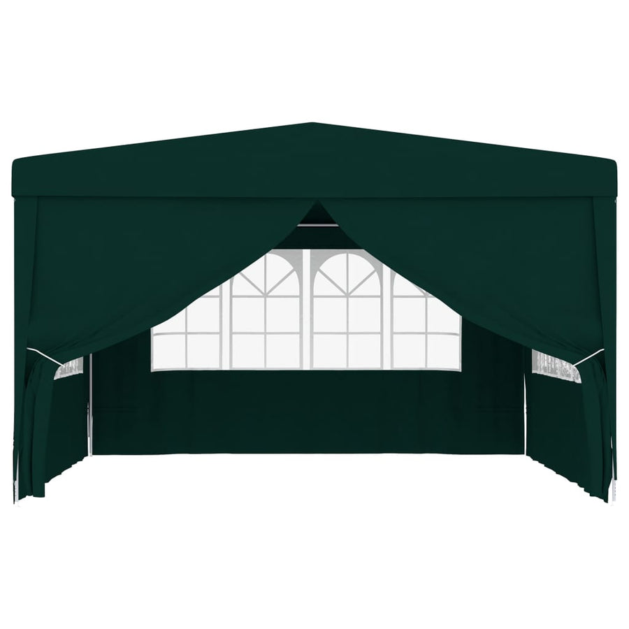Partytent Met Zijwanden Professioneel 90 G/M² 4 x 4 m Groen