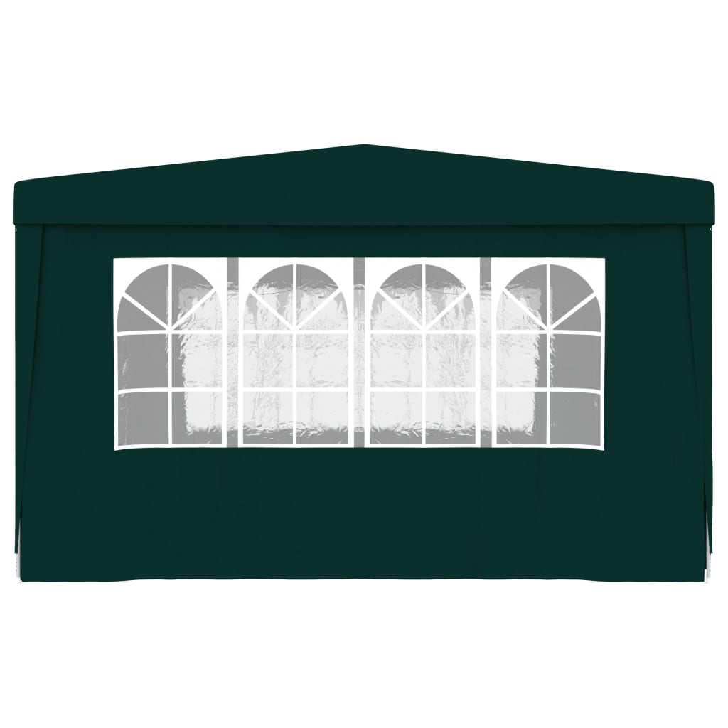 Partytent Met Zijwanden Professioneel 90 G/M² 4 x 4 m Groen