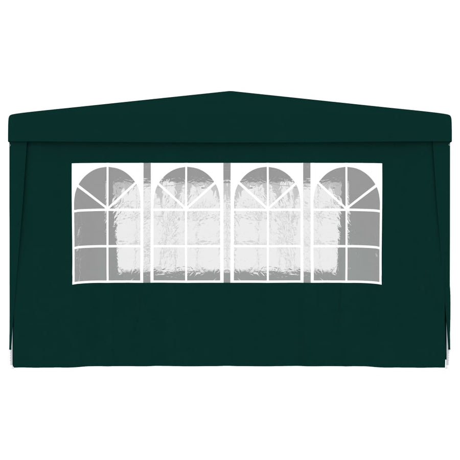 Partytent Met Zijwanden Professioneel 90 G/M² 4 x 4 m Groen