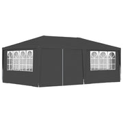 Partytent 4x6 m antraciet met zijwanden