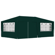 Partytent 4x6 m groen met zijwanden