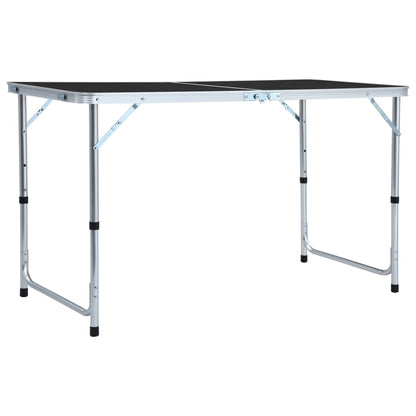 Campingtafel Inklapbaar Aluminium 120 x 60 cm Grijs