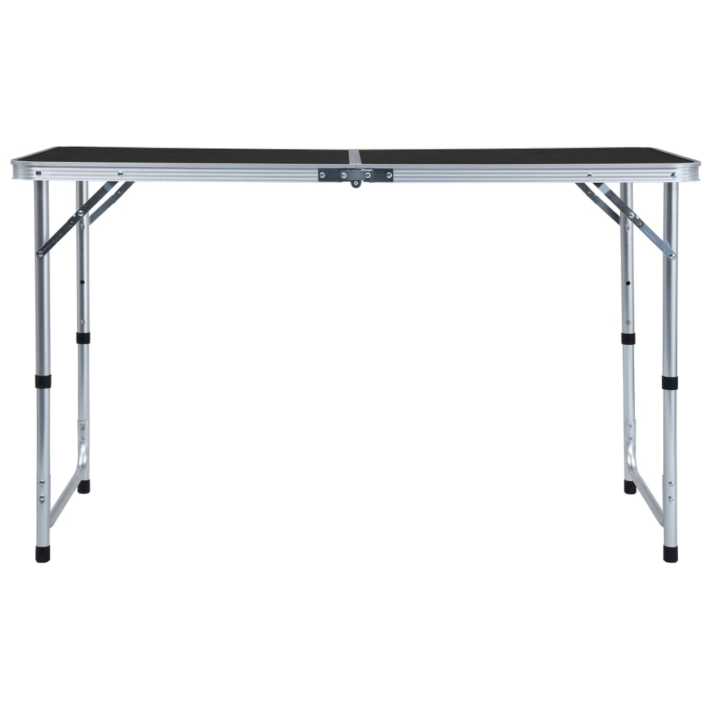 Campingtafel Inklapbaar Aluminium 120 x 60 cm Grijs