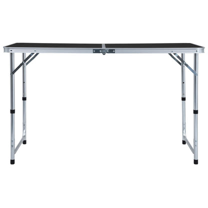 Campingtafel Inklapbaar Aluminium 120 x 60 cm Grijs